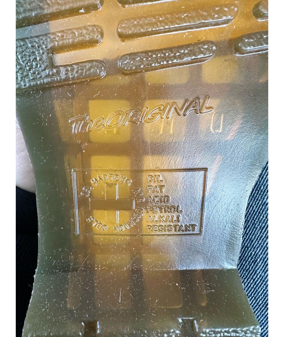 DR. MARTENS Розовые кожаные ботинки, фото 5