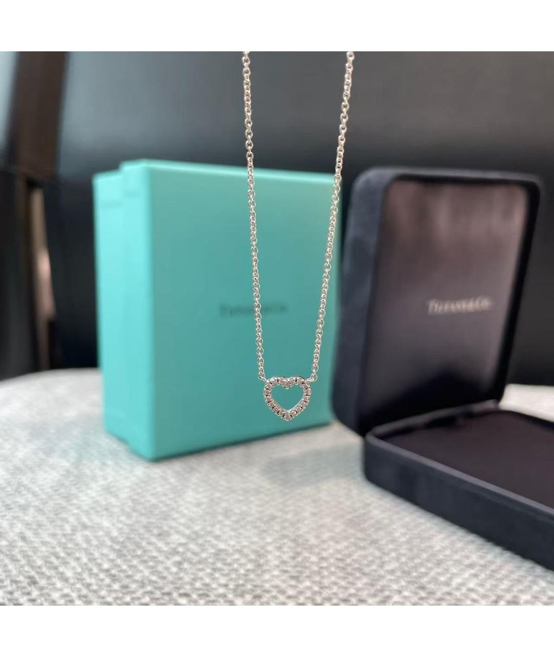 TIFFANY&CO Серебряное колье из белого золота, фото 3