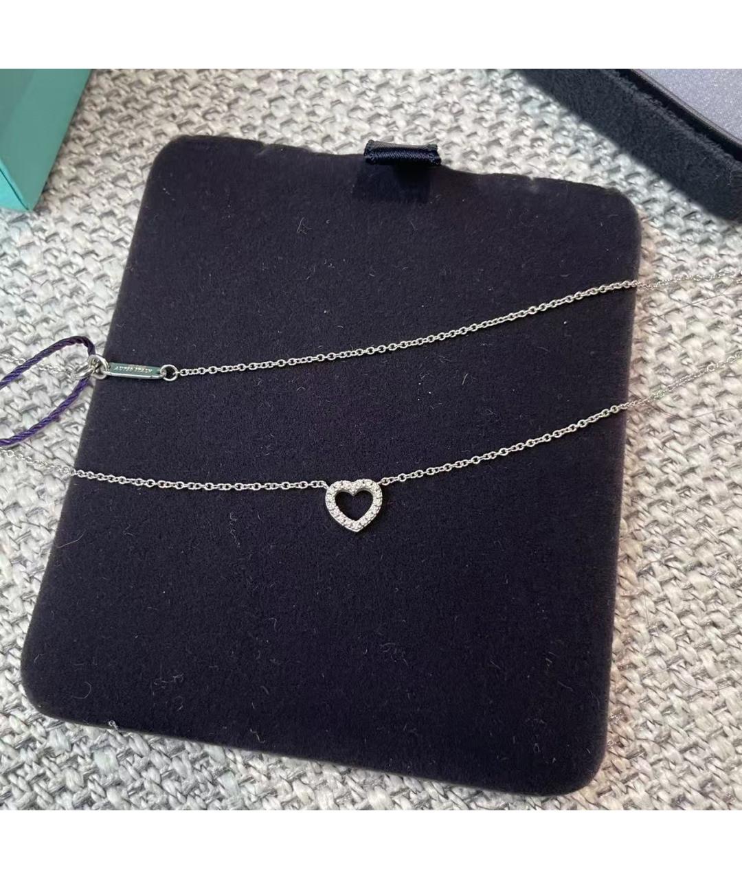 TIFFANY&CO Серебряное колье из белого золота, фото 4