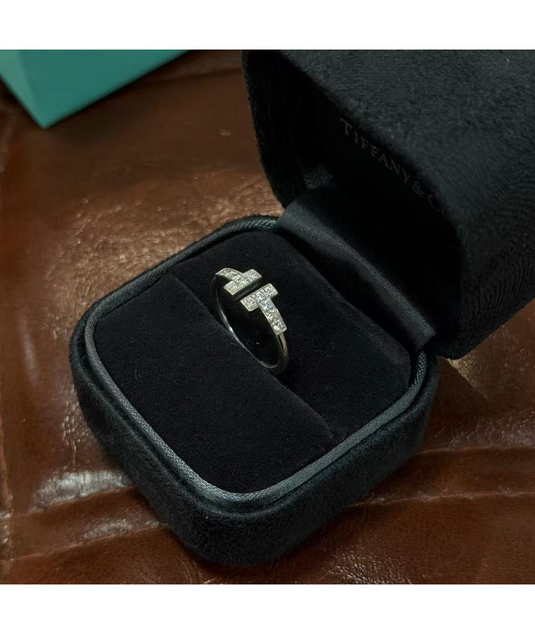 TIFFANY&CO Серебряное кольцо из белого золота, фото 4