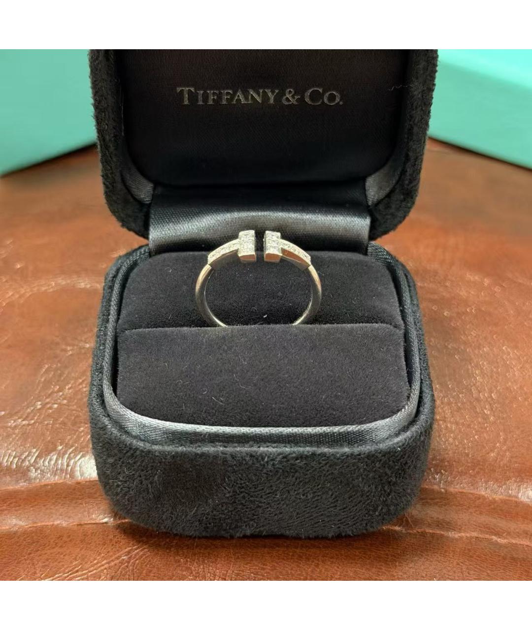 TIFFANY&CO Серебряное кольцо из белого золота, фото 2