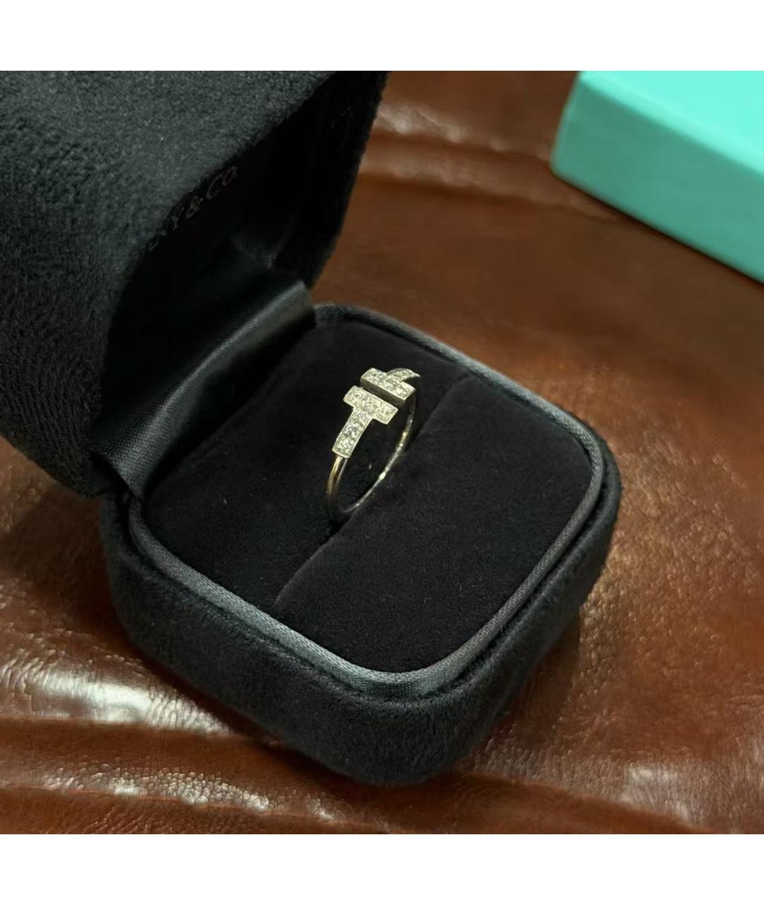 TIFFANY&CO Серебряное кольцо из белого золота, фото 3