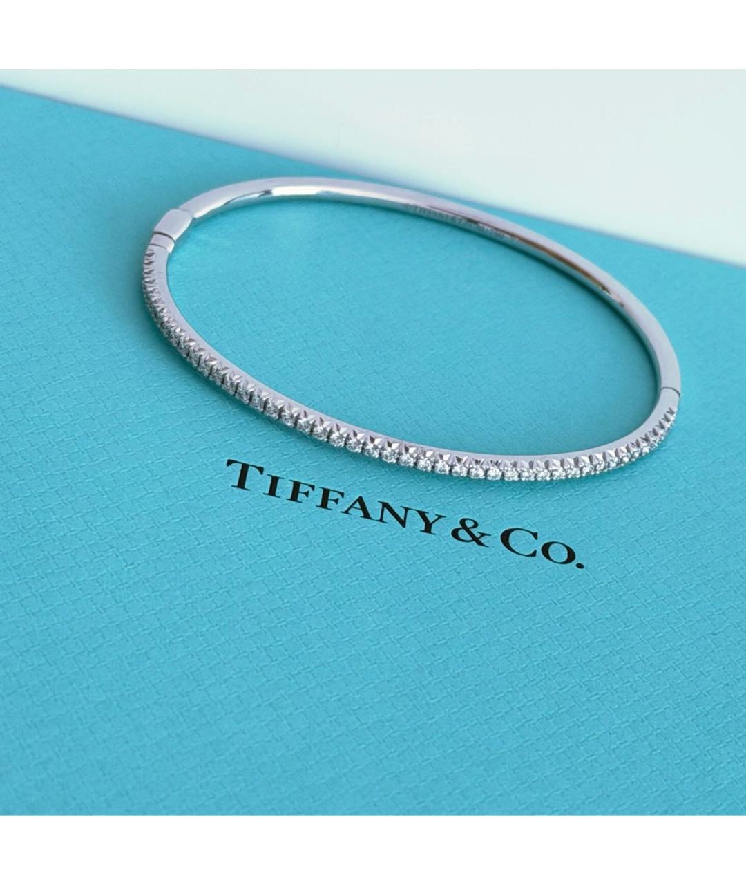 TIFFANY&CO Серебрянный браслет из белого золота, фото 9