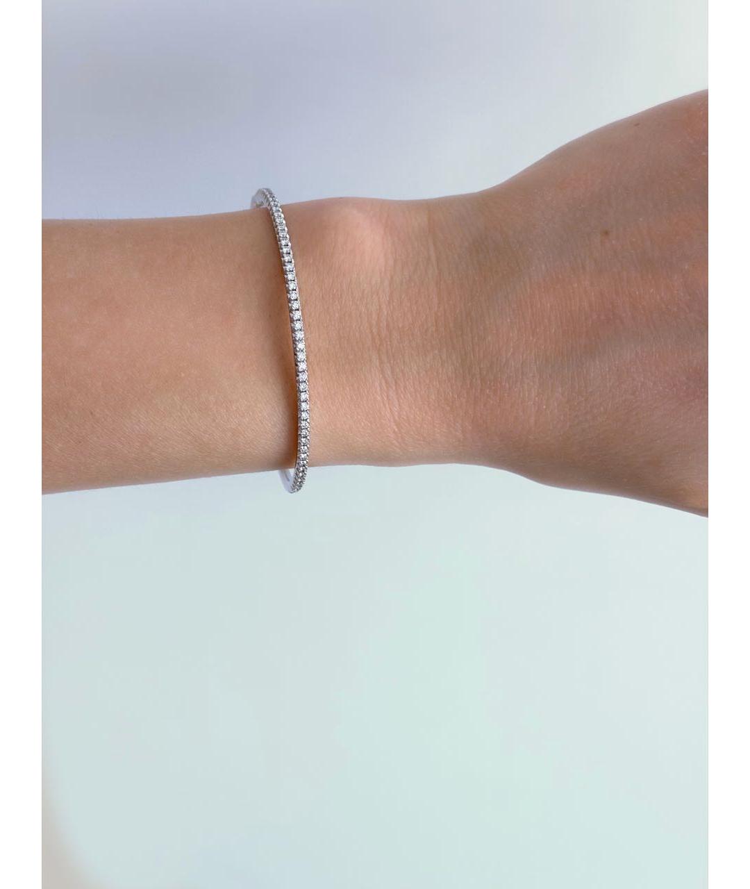 TIFFANY&CO Серебрянный браслет из белого золота, фото 7