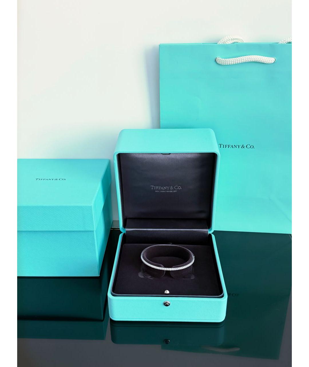 TIFFANY&CO Серебрянный браслет из белого золота, фото 8