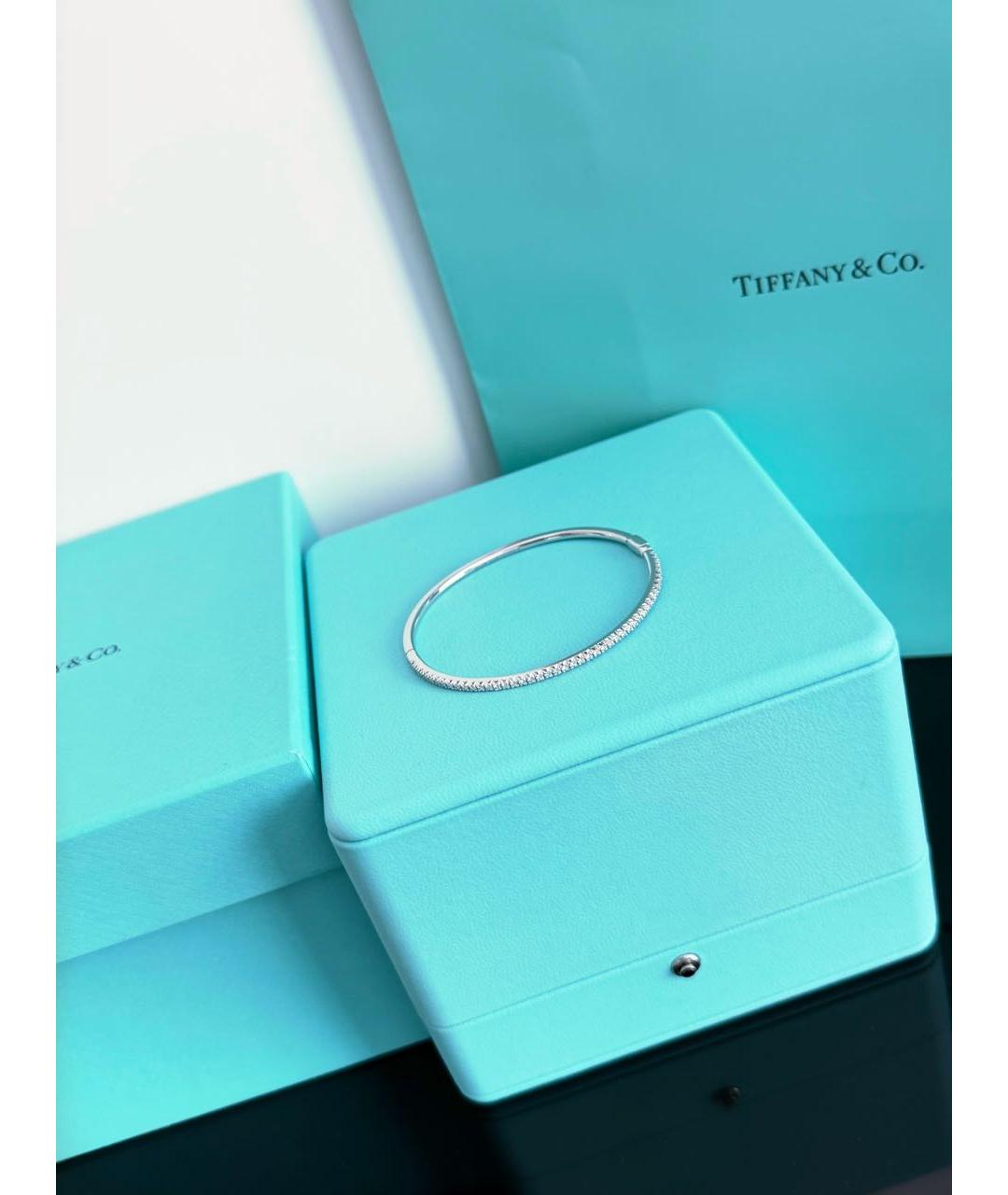 TIFFANY&CO Серебрянный браслет из белого золота, фото 5