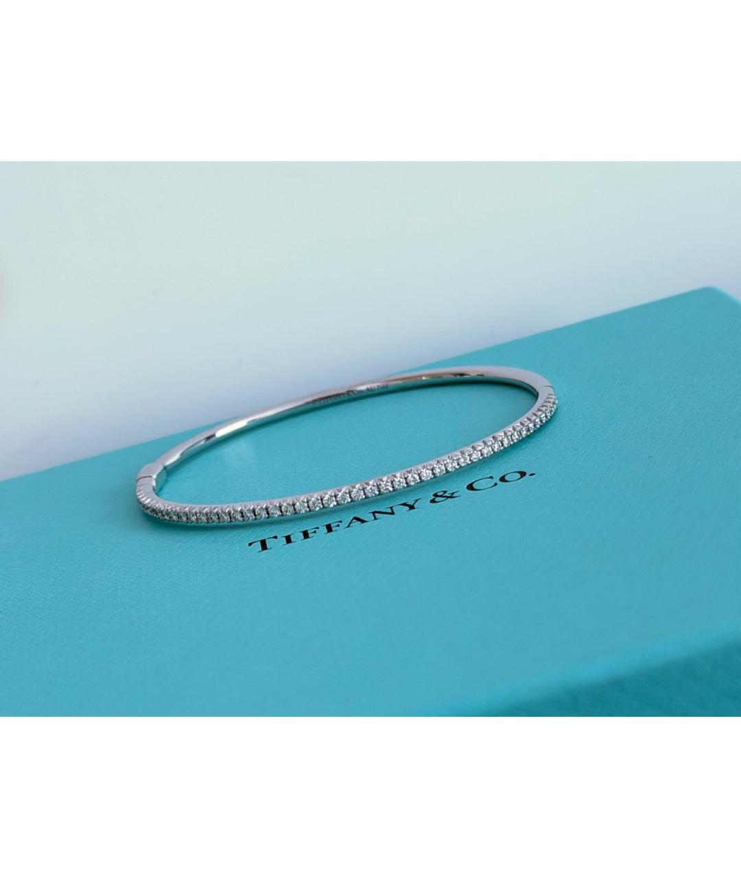 TIFFANY&CO Серебрянный браслет из белого золота, фото 3