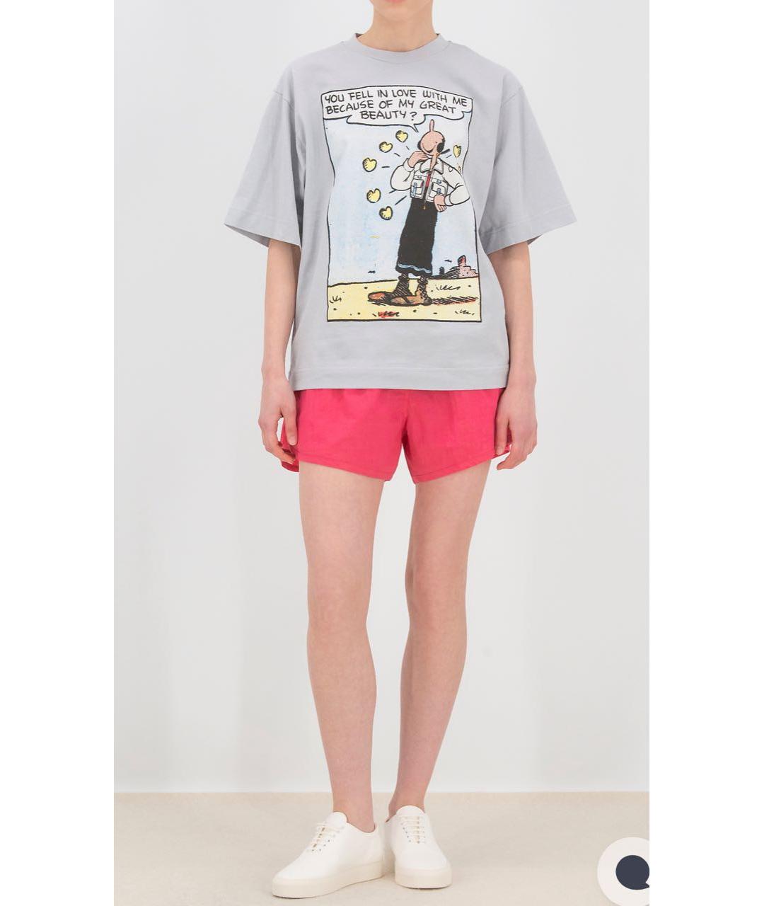 J.W.ANDERSON Мульти хлопковые шорты, фото 4