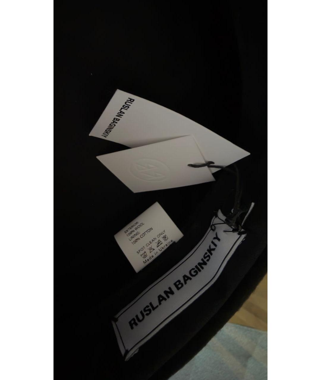 RUSLAN BAGINSKIY Черная шерстяная кепка, фото 6