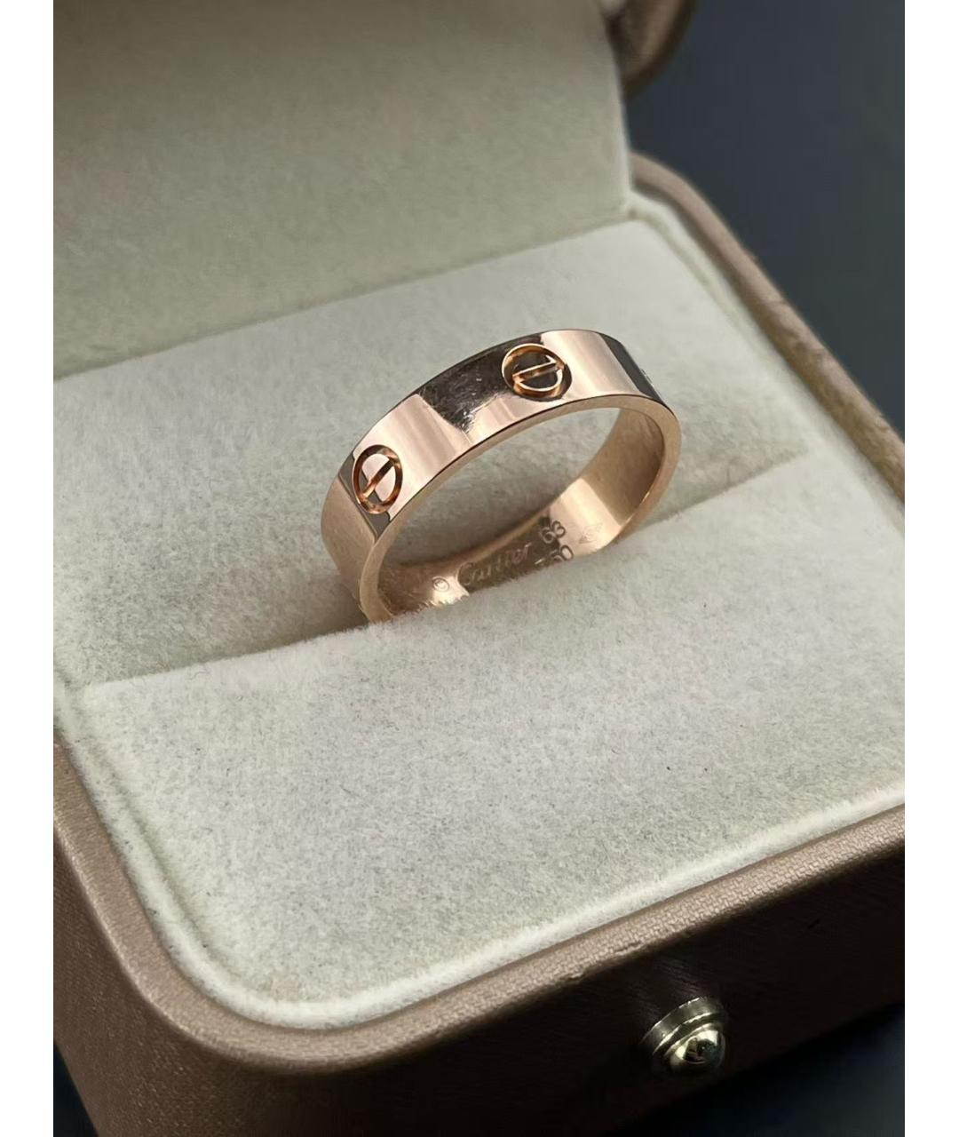 CARTIER Золотое кольцо из розового золота, фото 4