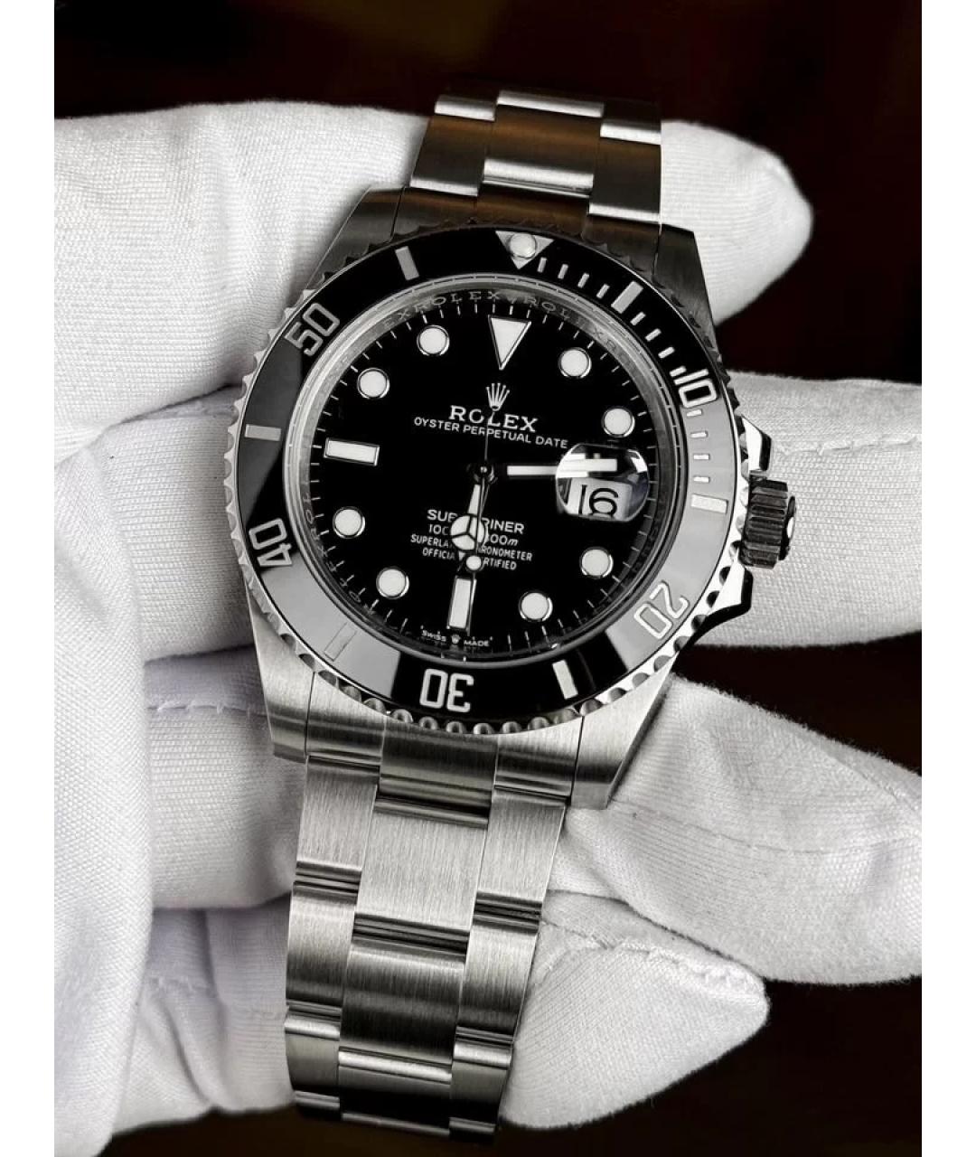 ROLEX Черные часы, фото 2