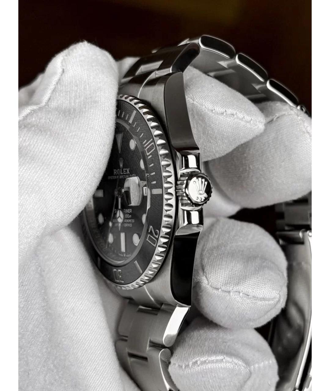 ROLEX Черные часы, фото 4