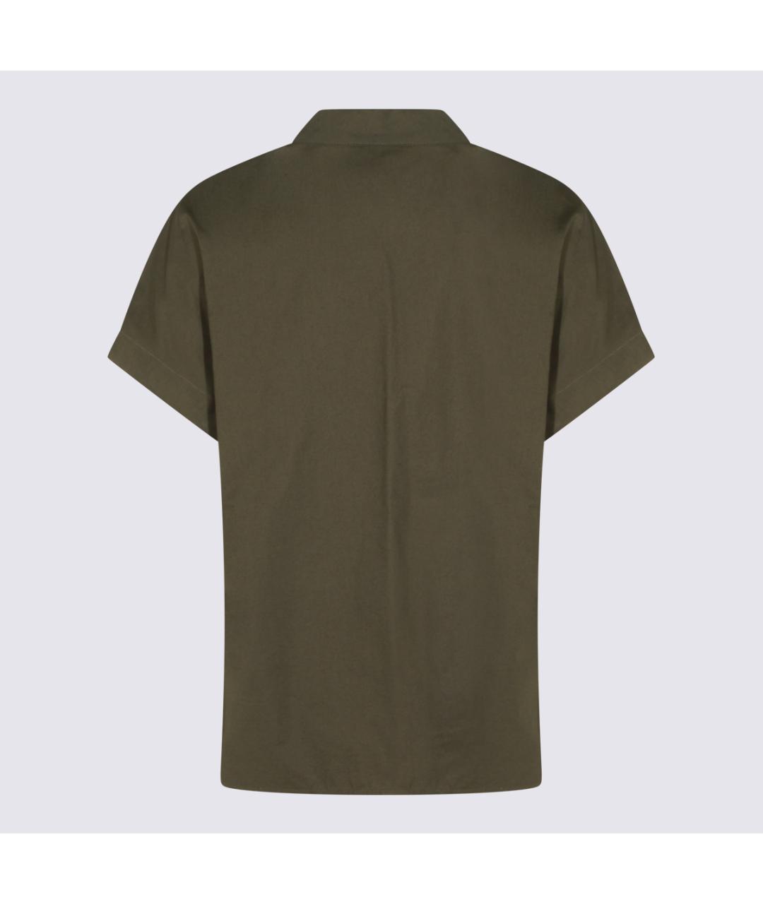 NINE IN THE MORNING Зеленая хлопковая рубашка, фото 2