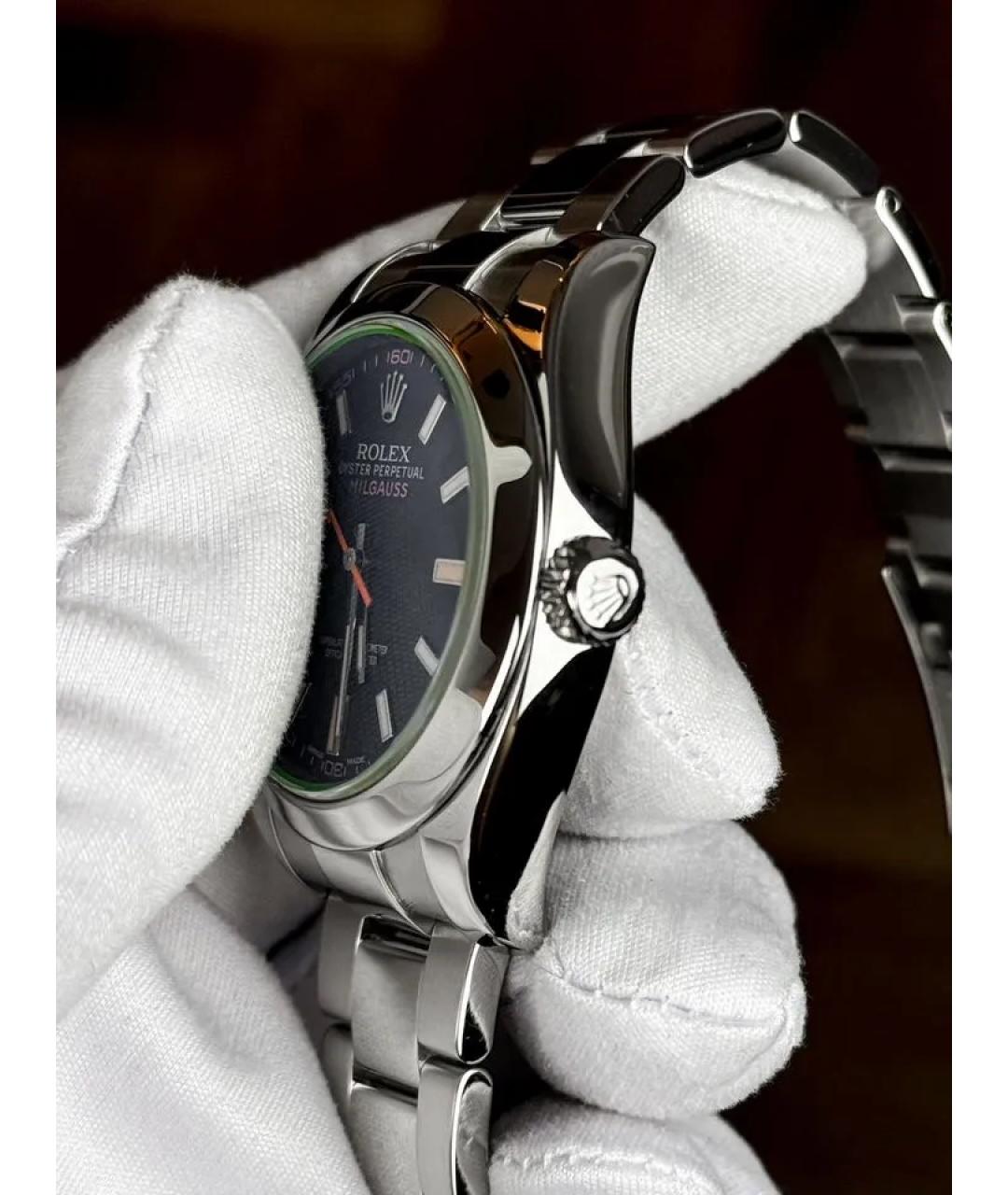 ROLEX Черные часы, фото 4