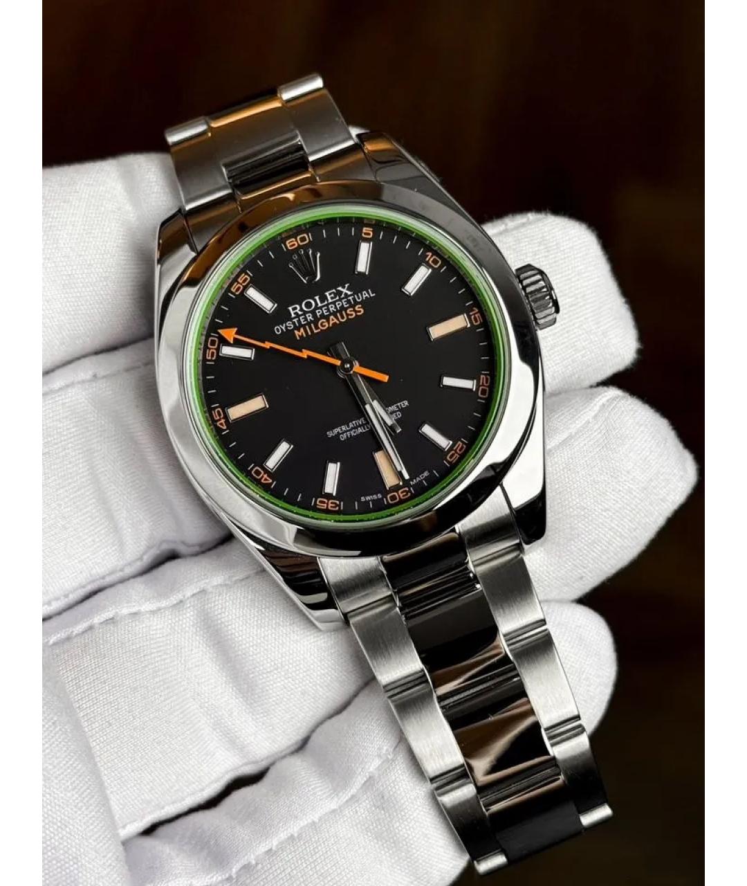 ROLEX Черные часы, фото 2