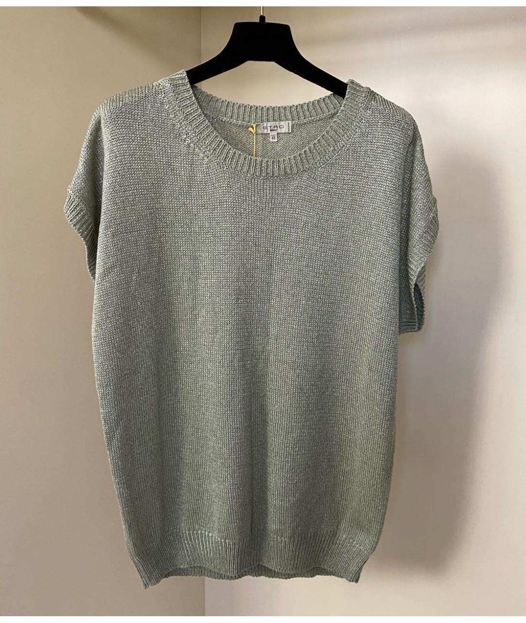 ETRO Зеленый вискозный джемпер / свитер, фото 3