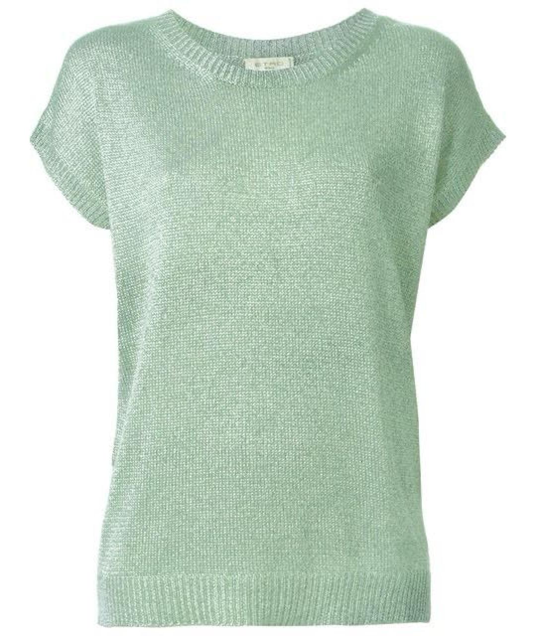 ETRO Зеленый вискозный джемпер / свитер, фото 9