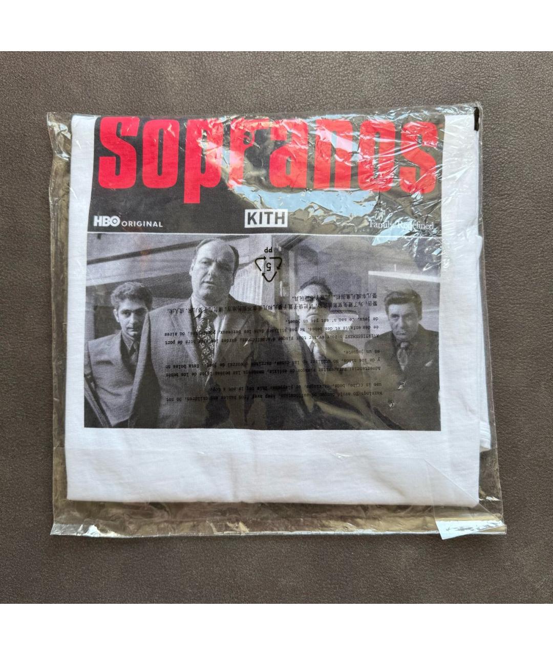 KITH Белая хлопковая футболка, фото 4