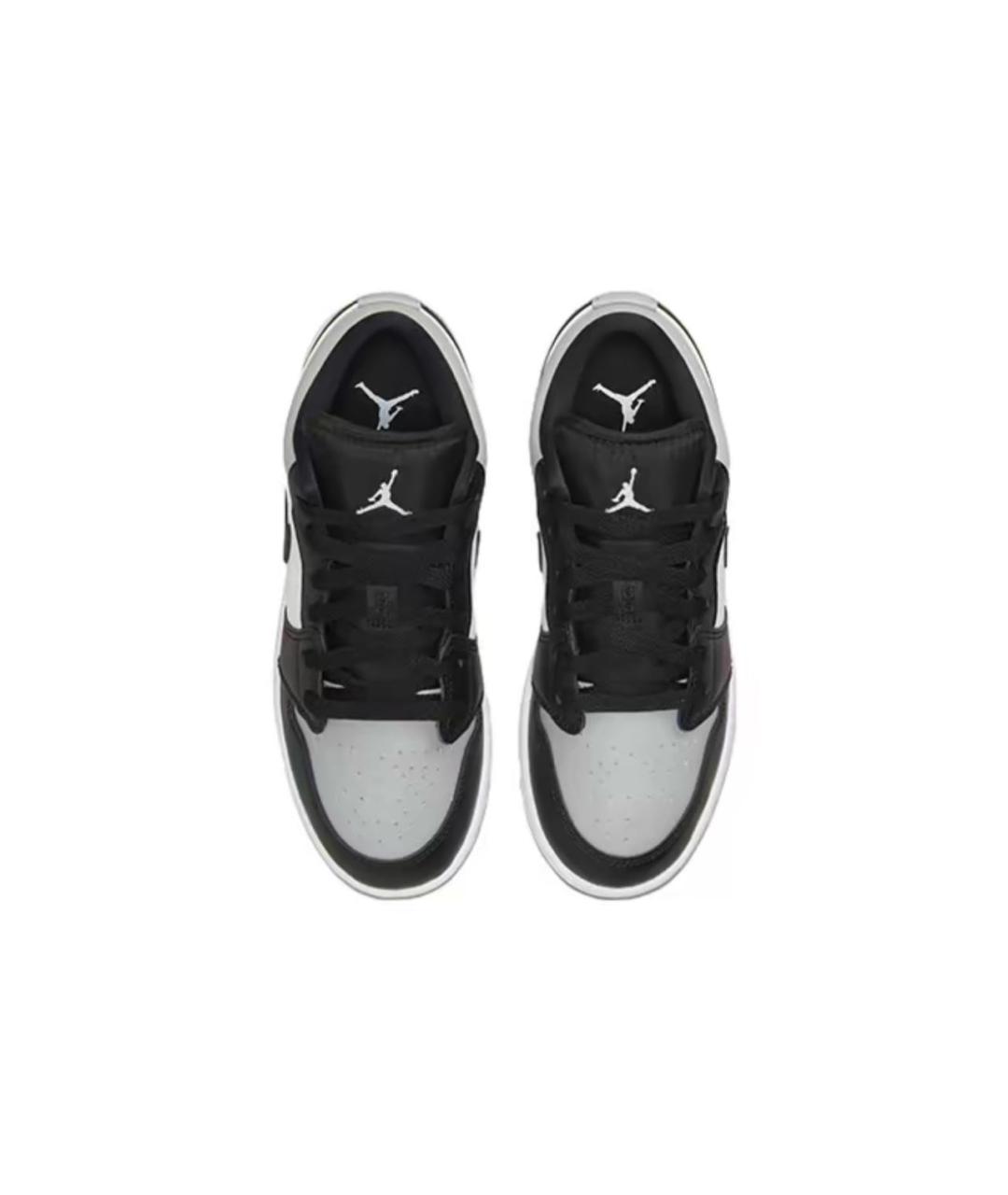 JORDAN Серые кожаные кеды, фото 3