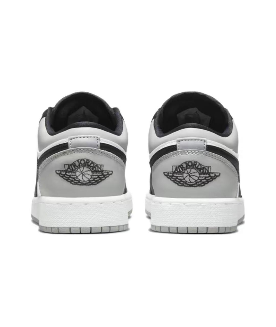 JORDAN Серые кожаные кеды, фото 4