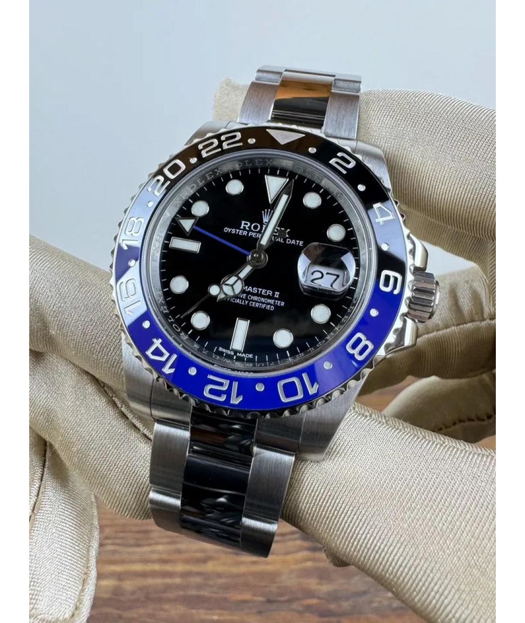 ROLEX Черные часы, фото 2