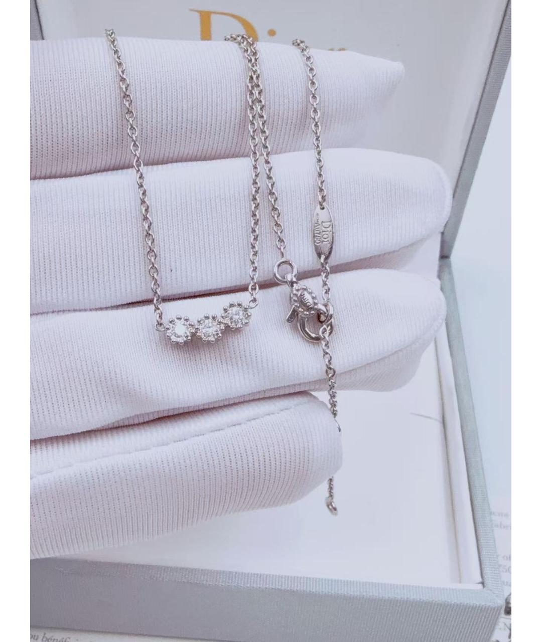 CHRISTIAN DIOR Серебряное колье из белого золота, фото 3