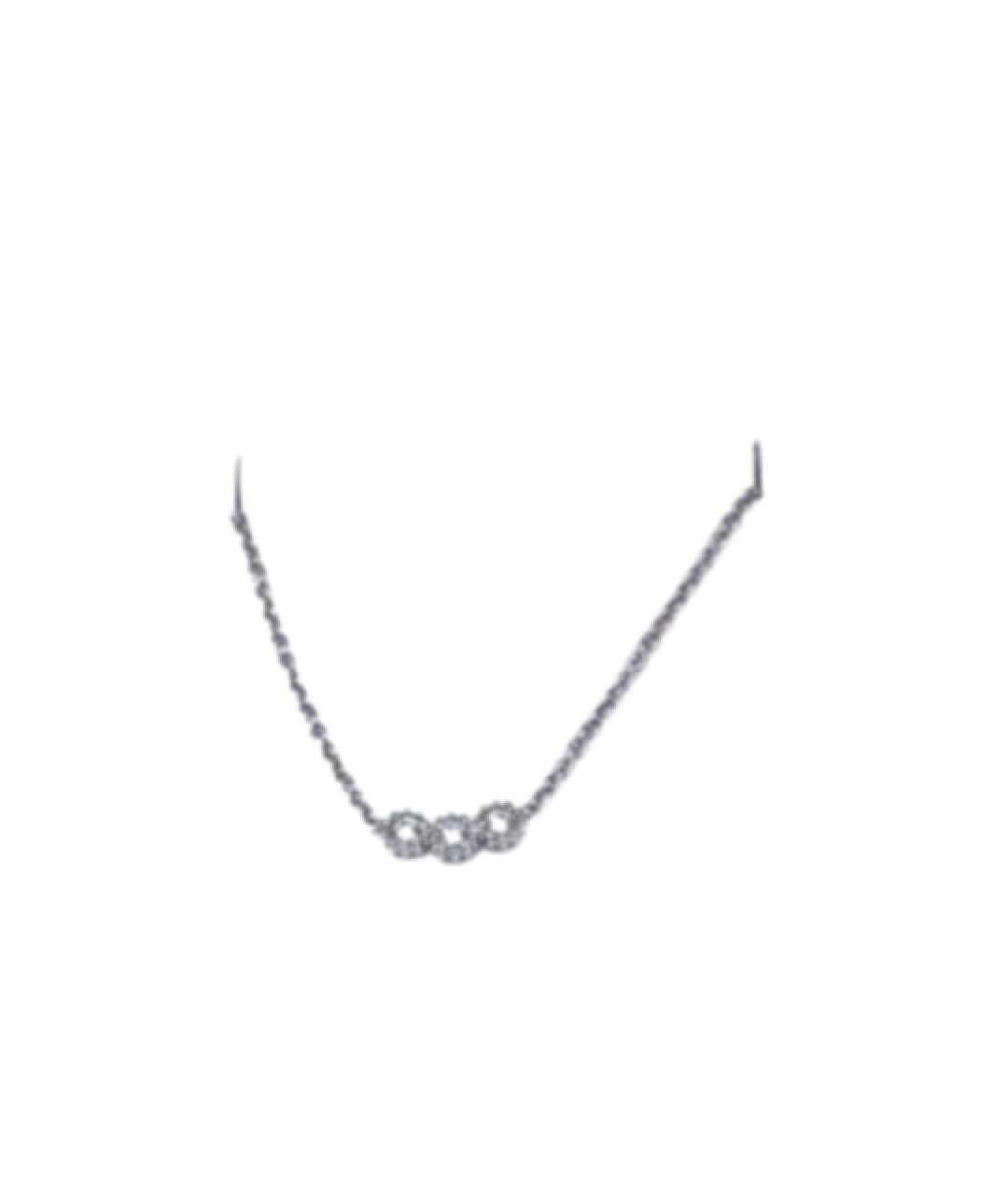 CHRISTIAN DIOR Серебряное колье из белого золота, фото 2