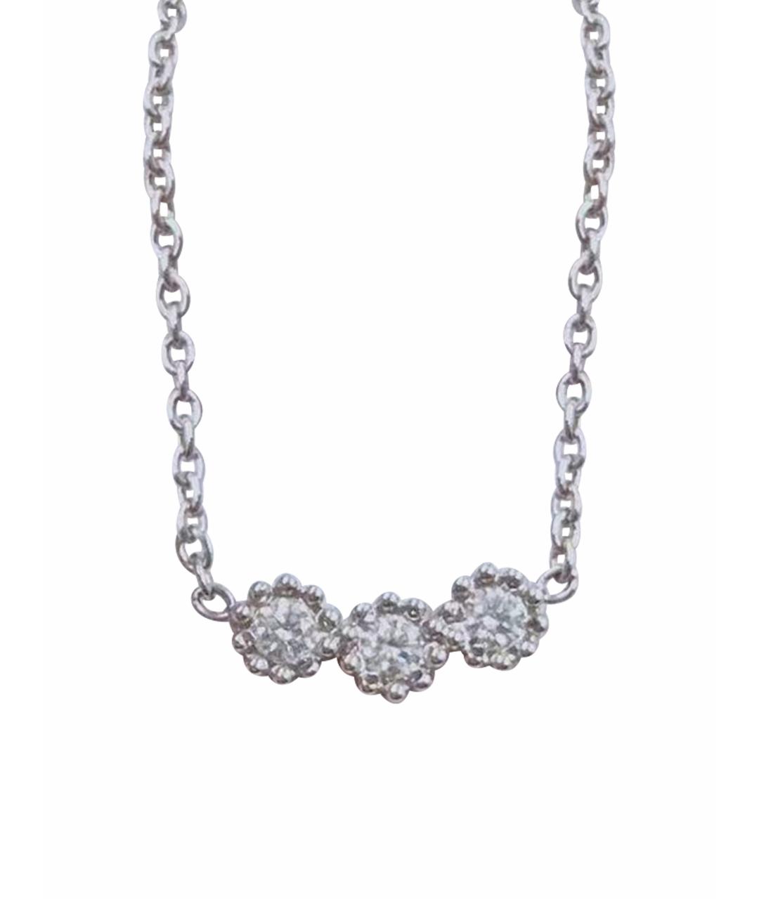 CHRISTIAN DIOR Серебряное колье из белого золота, фото 1