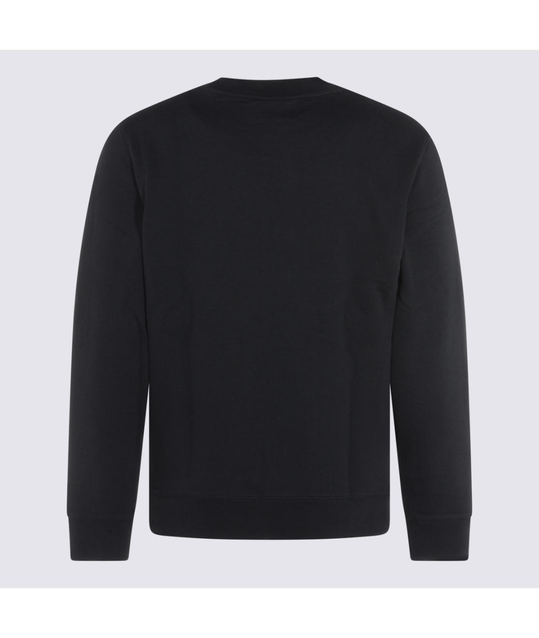 MAISON KITSUNE Черный хлопковый джемпер / свитер, фото 2