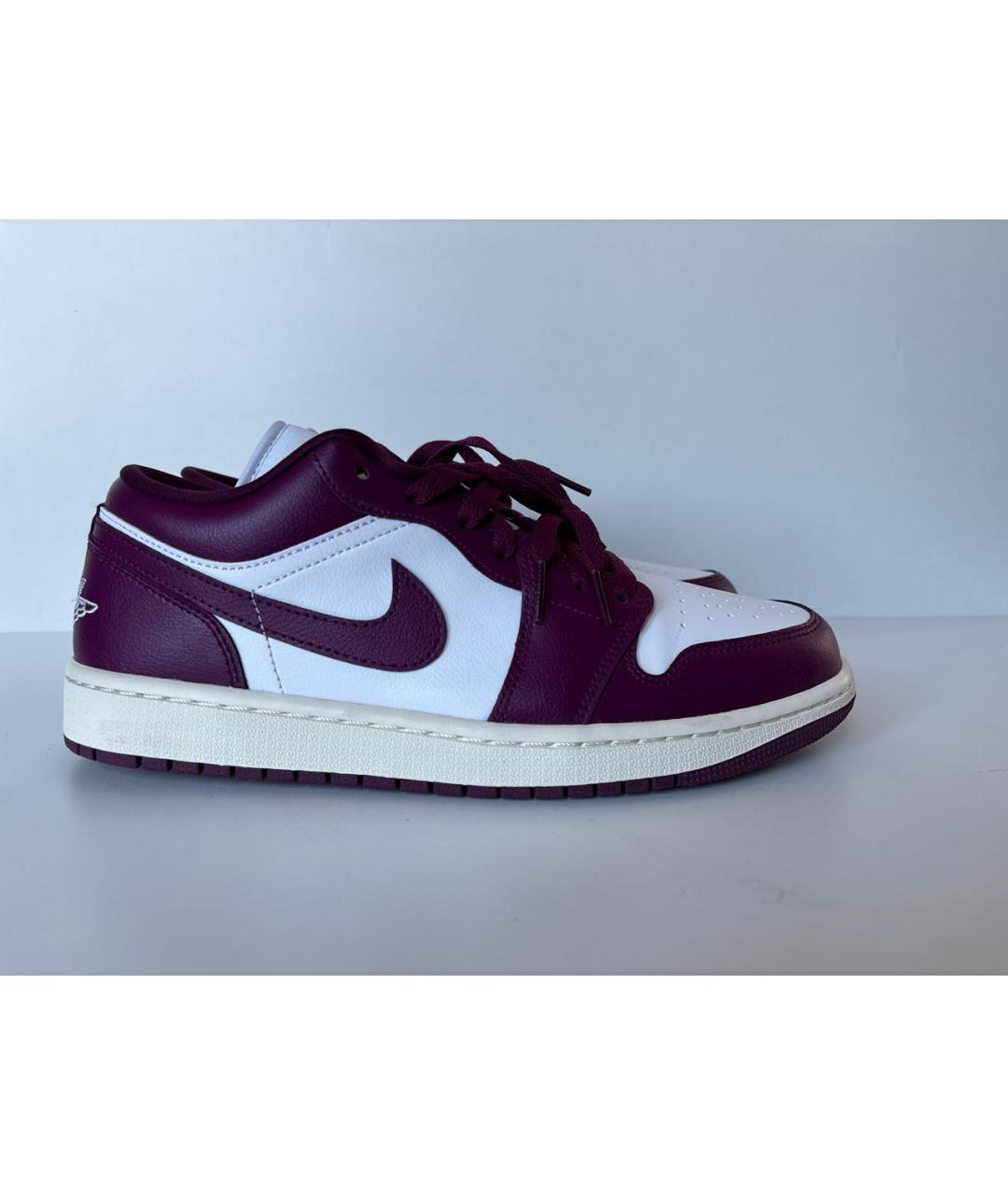 JORDAN Фиолетовые кожаные кроссовки, фото 5