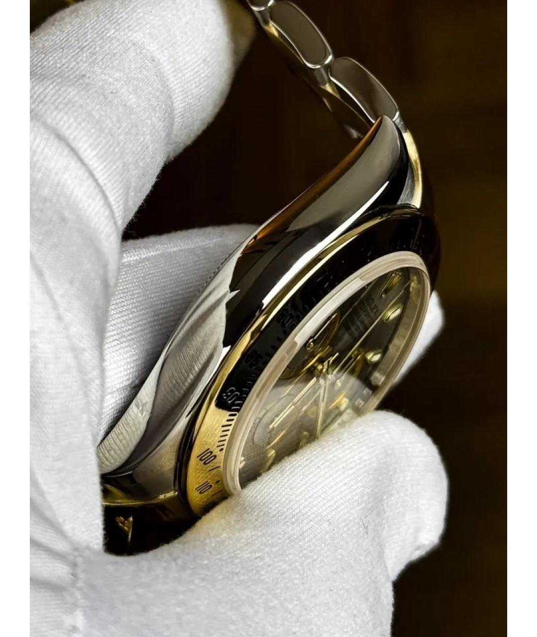 ROLEX Серые часы из желтого золота, фото 4