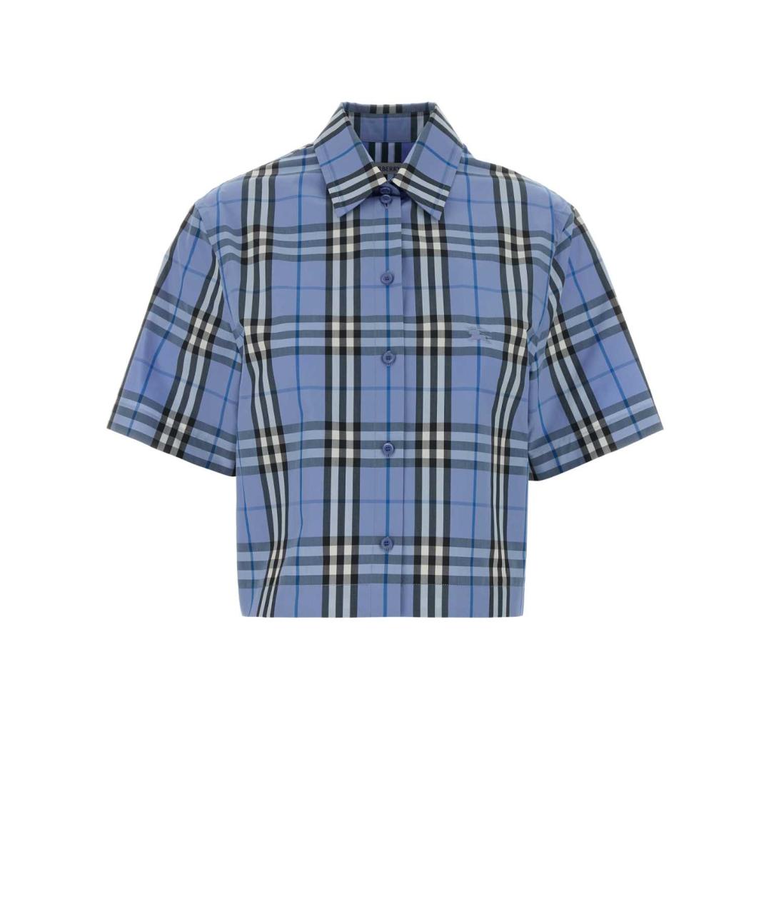 BURBERRY Голубая хлопковая рубашка, фото 1