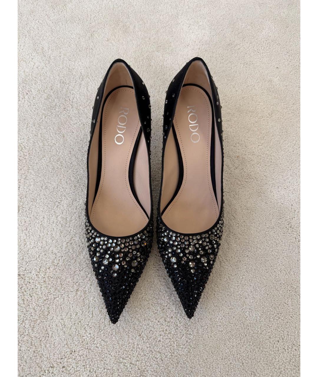 rodo Черные туфли из экзотической кожи, фото 2