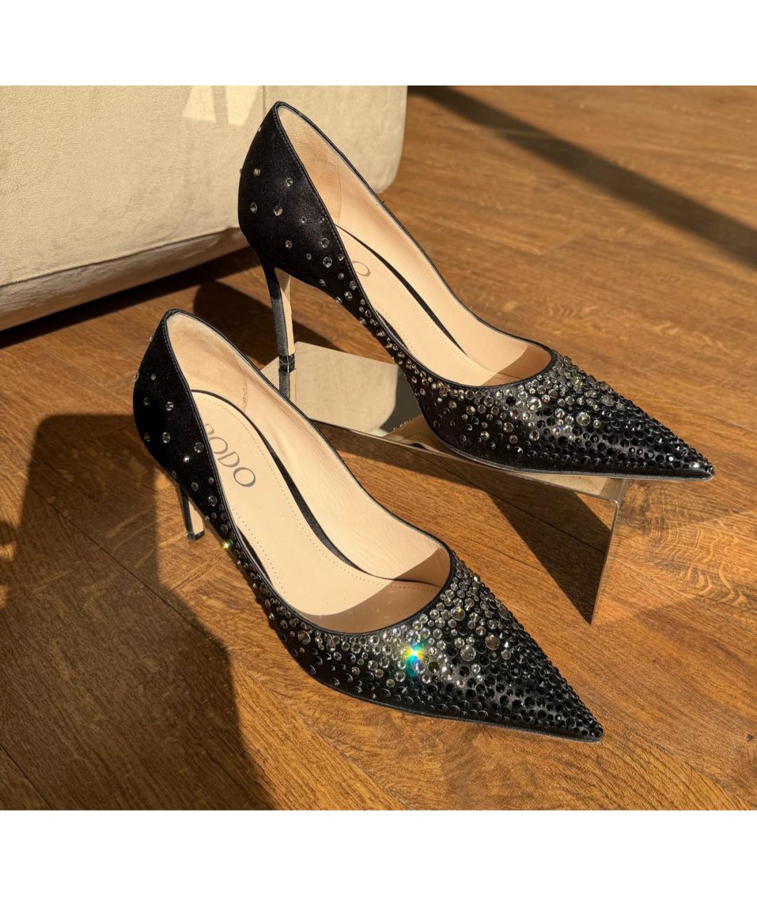 rodo Черные туфли из экзотической кожи, фото 6