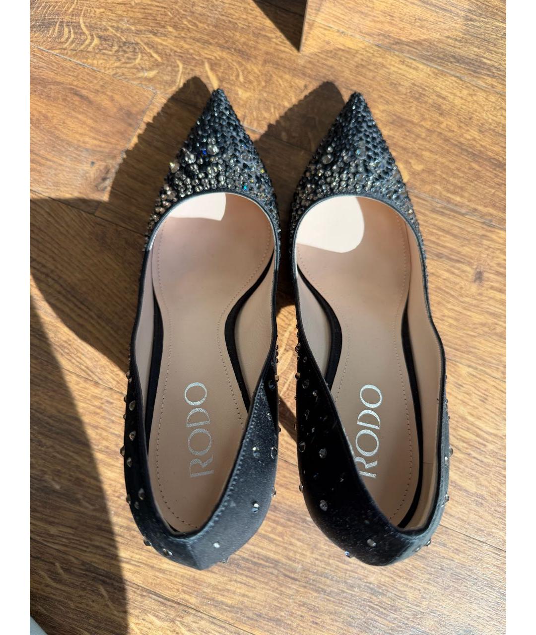 rodo Черные туфли из экзотической кожи, фото 3