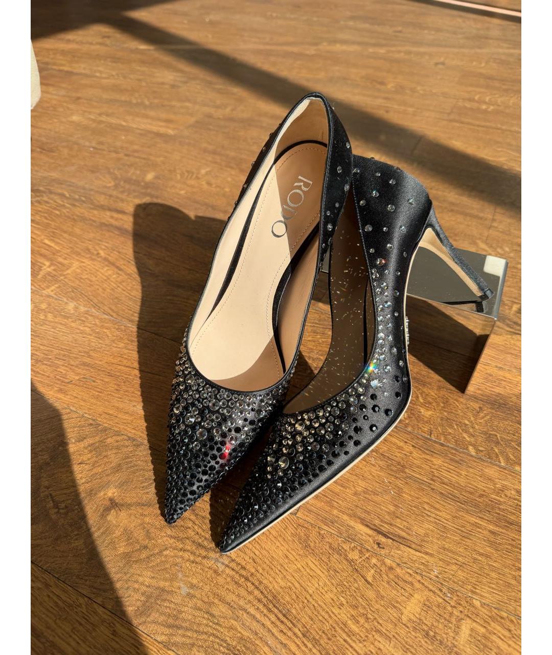 rodo Черные туфли из экзотической кожи, фото 5