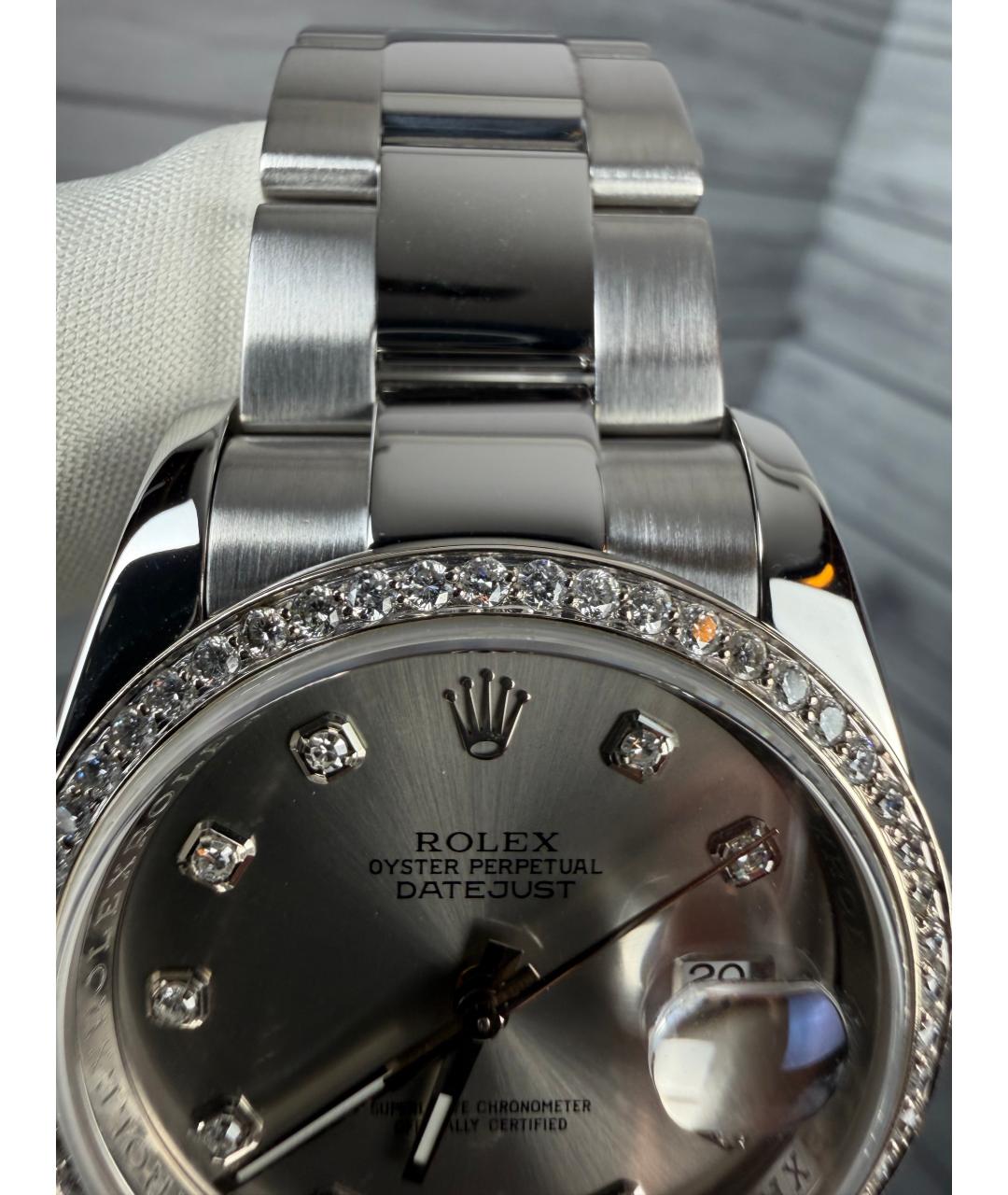 ROLEX Серые часы, фото 6