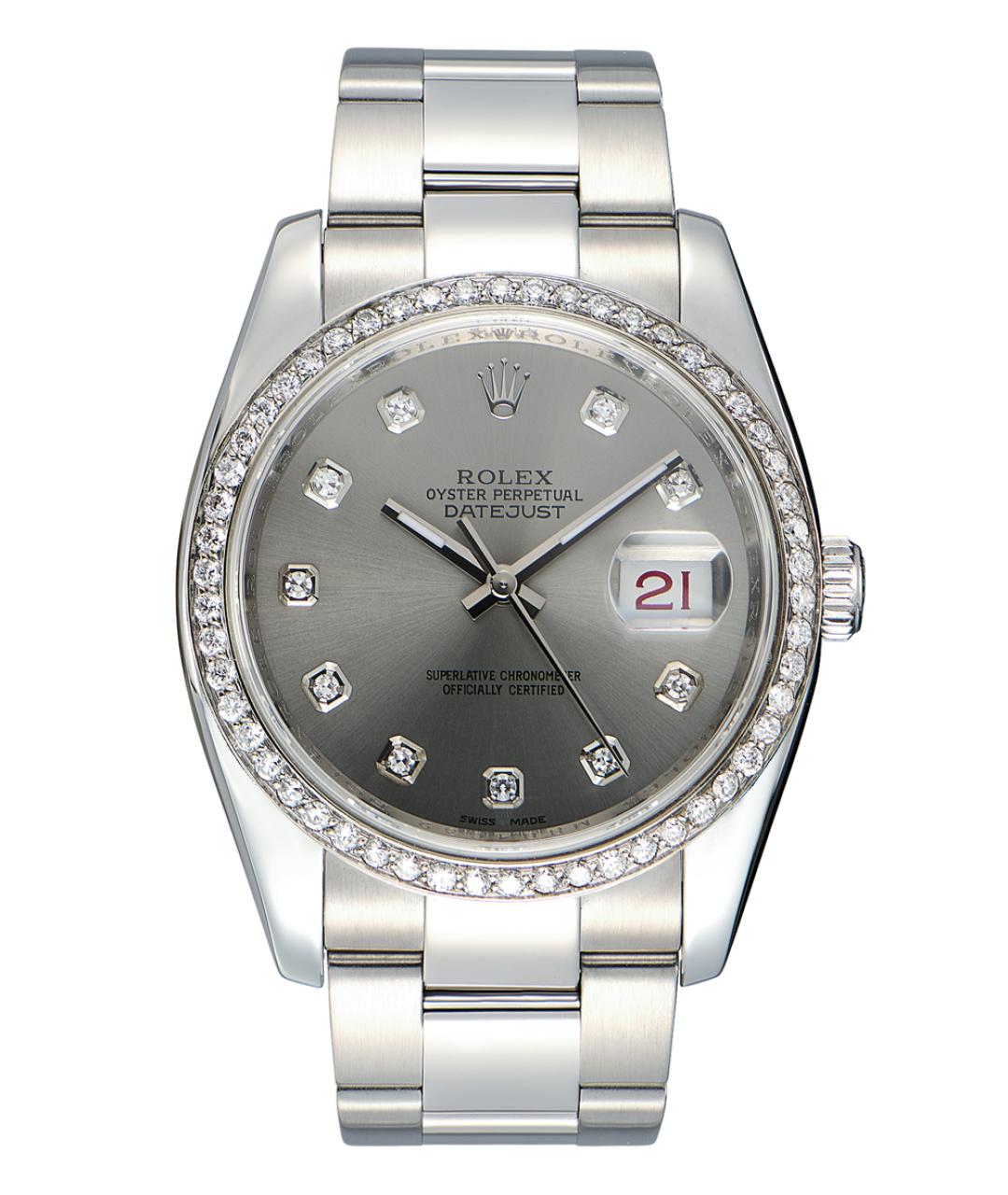ROLEX Серые часы, фото 10
