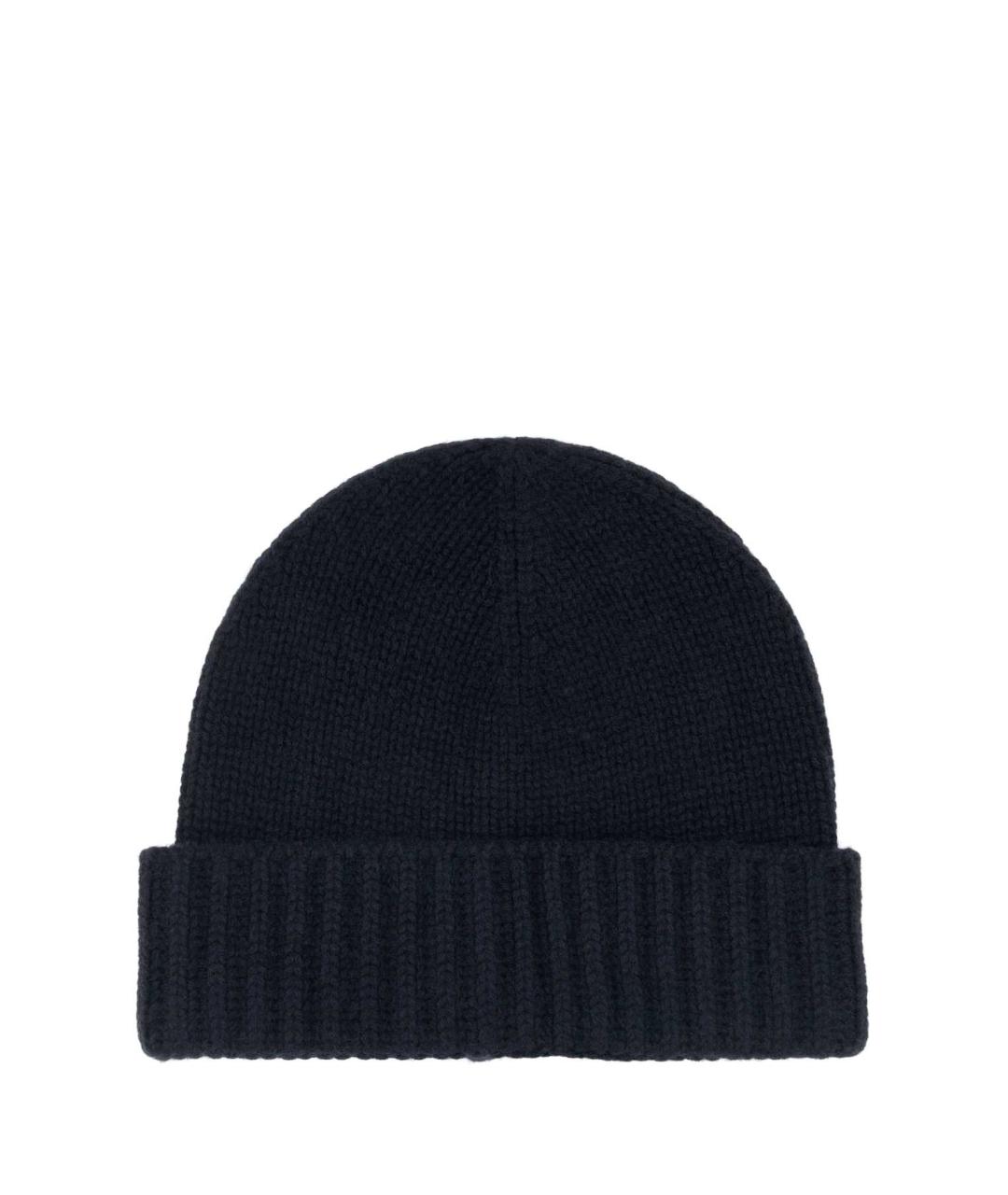 MOORER Темно-синяя кашемировая шапка, фото 1