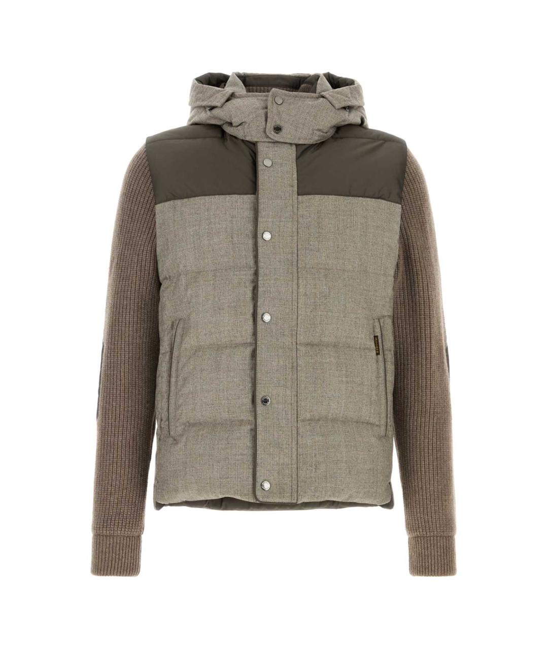 MOORER Бежевая шерстяная куртка, фото 1