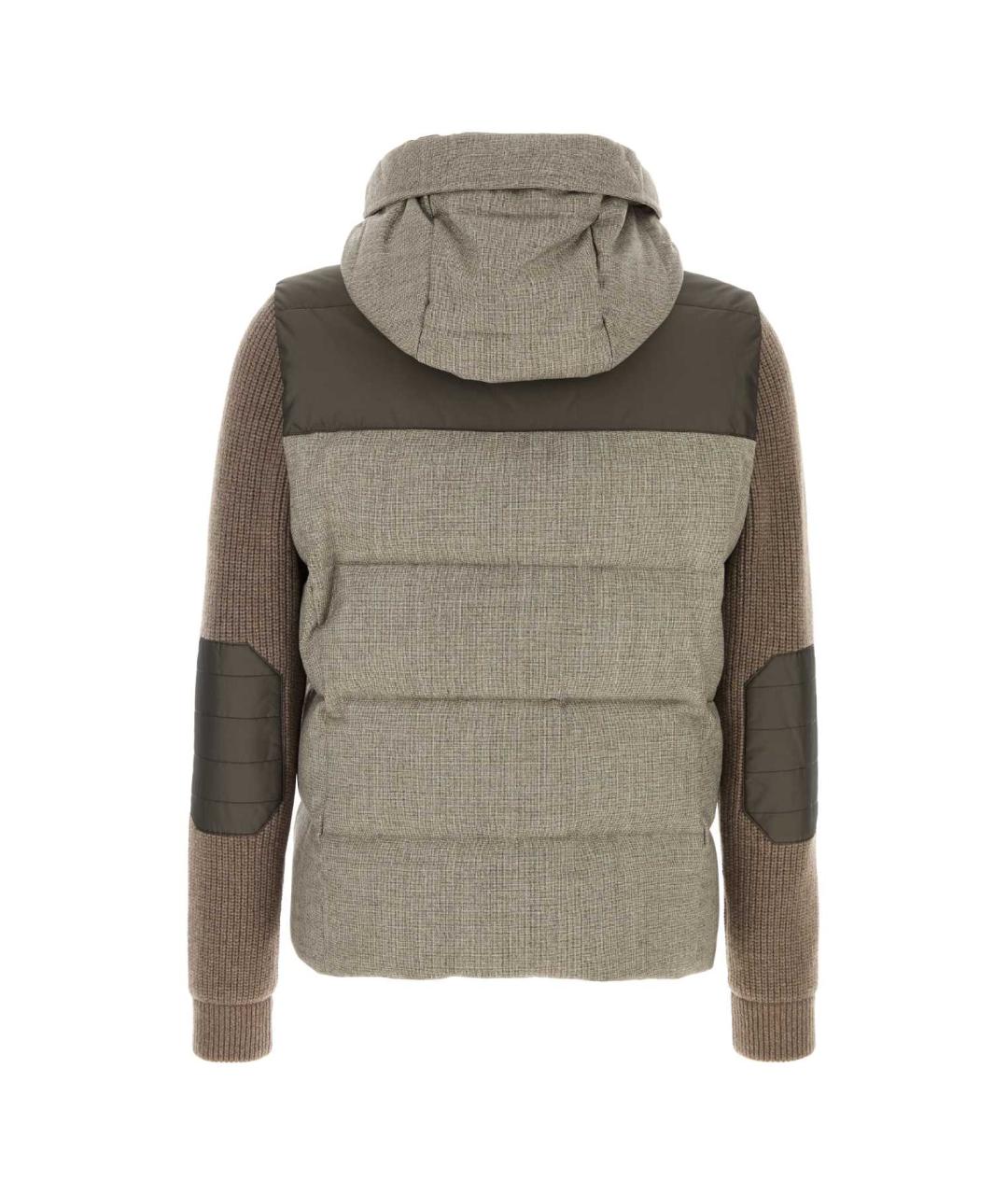 MOORER Бежевая шерстяная куртка, фото 2