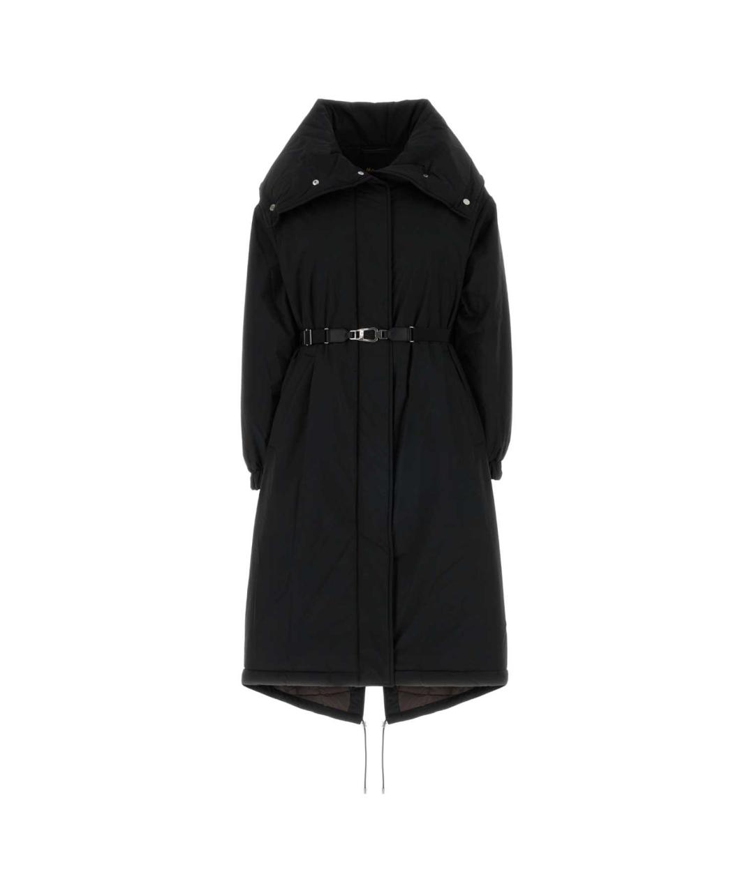 MOORER Черный полиэстеровый пуховик, фото 1