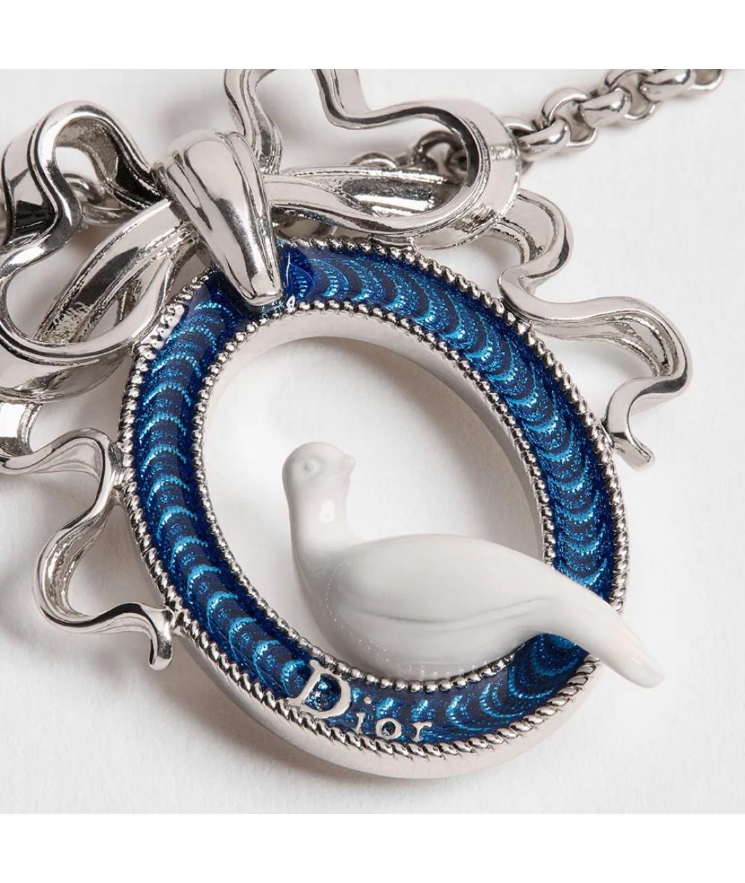 CHRISTIAN DIOR Серебряное колье, фото 3