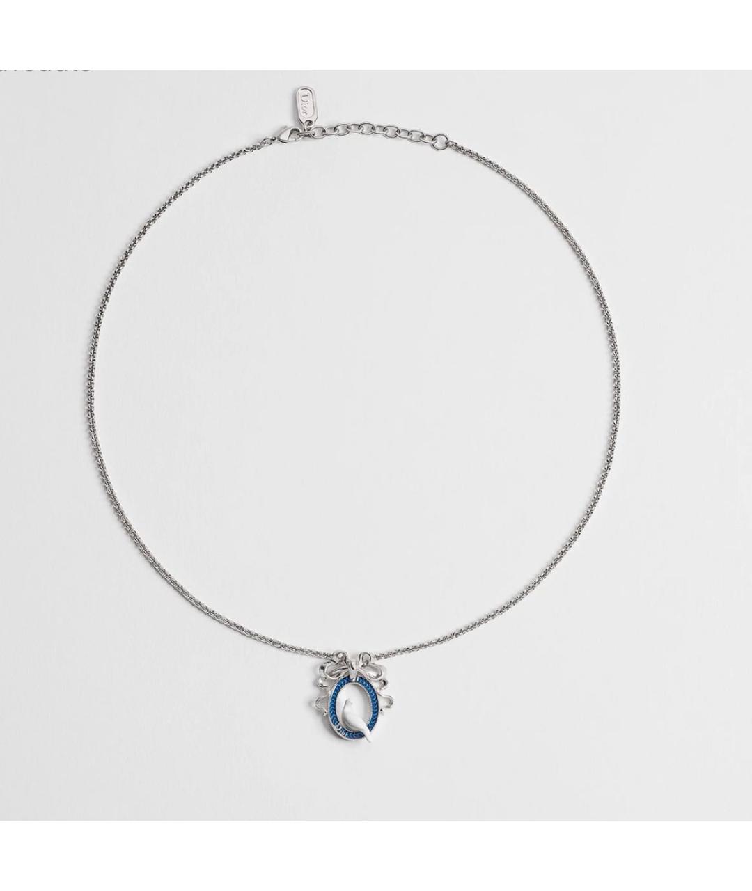 CHRISTIAN DIOR Серебряное колье, фото 5