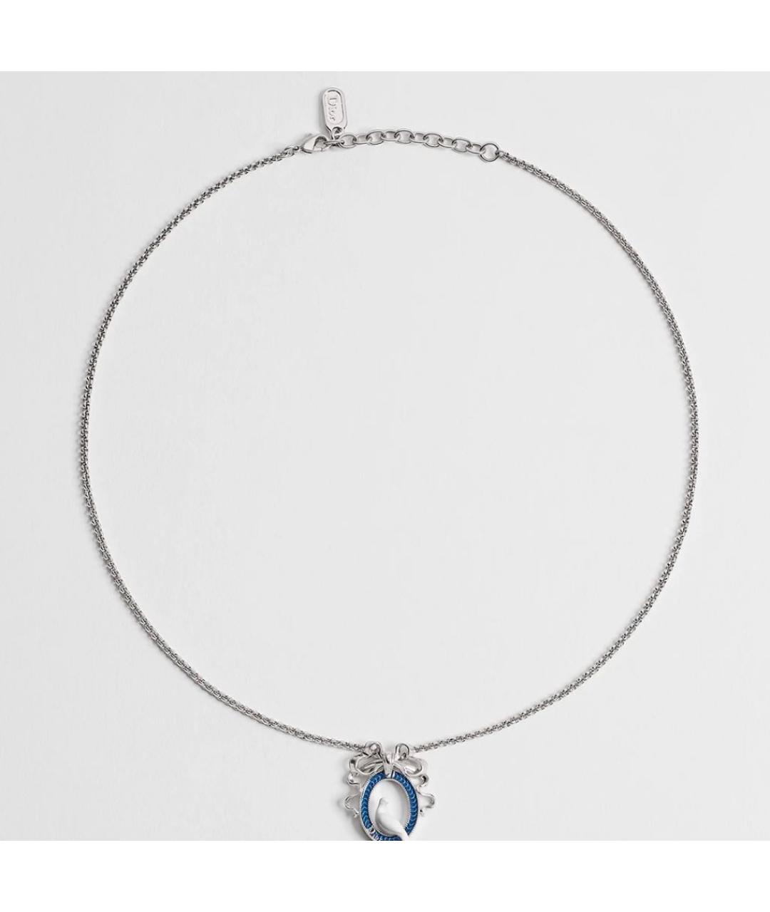 CHRISTIAN DIOR Серебряное колье, фото 4