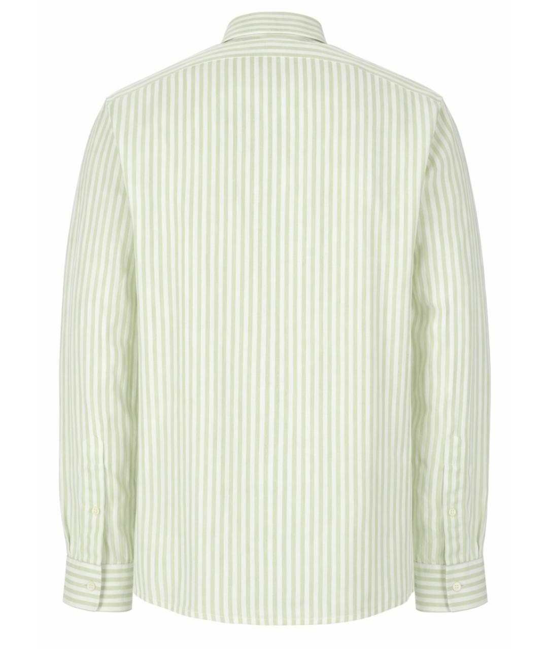 LACOSTE Зеленая хлопковая кэжуал рубашка, фото 2