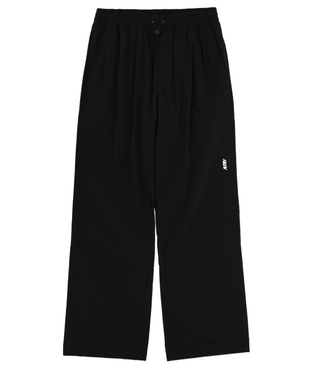 AUTRY Черные полиамидовые повседневные брюки, фото 1