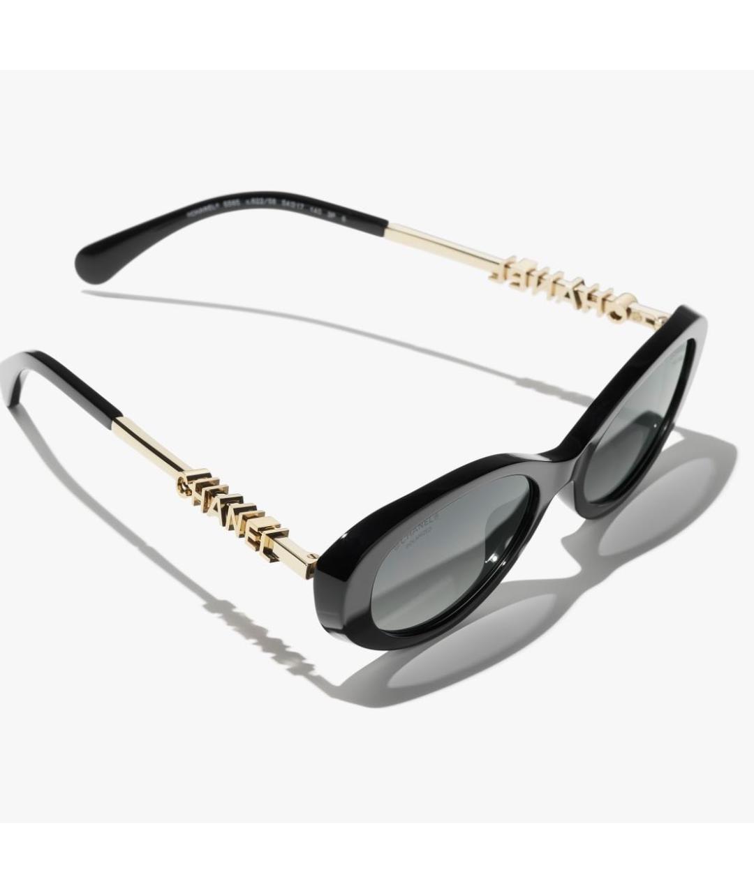 CHANEL Черные солнцезащитные очки, фото 4