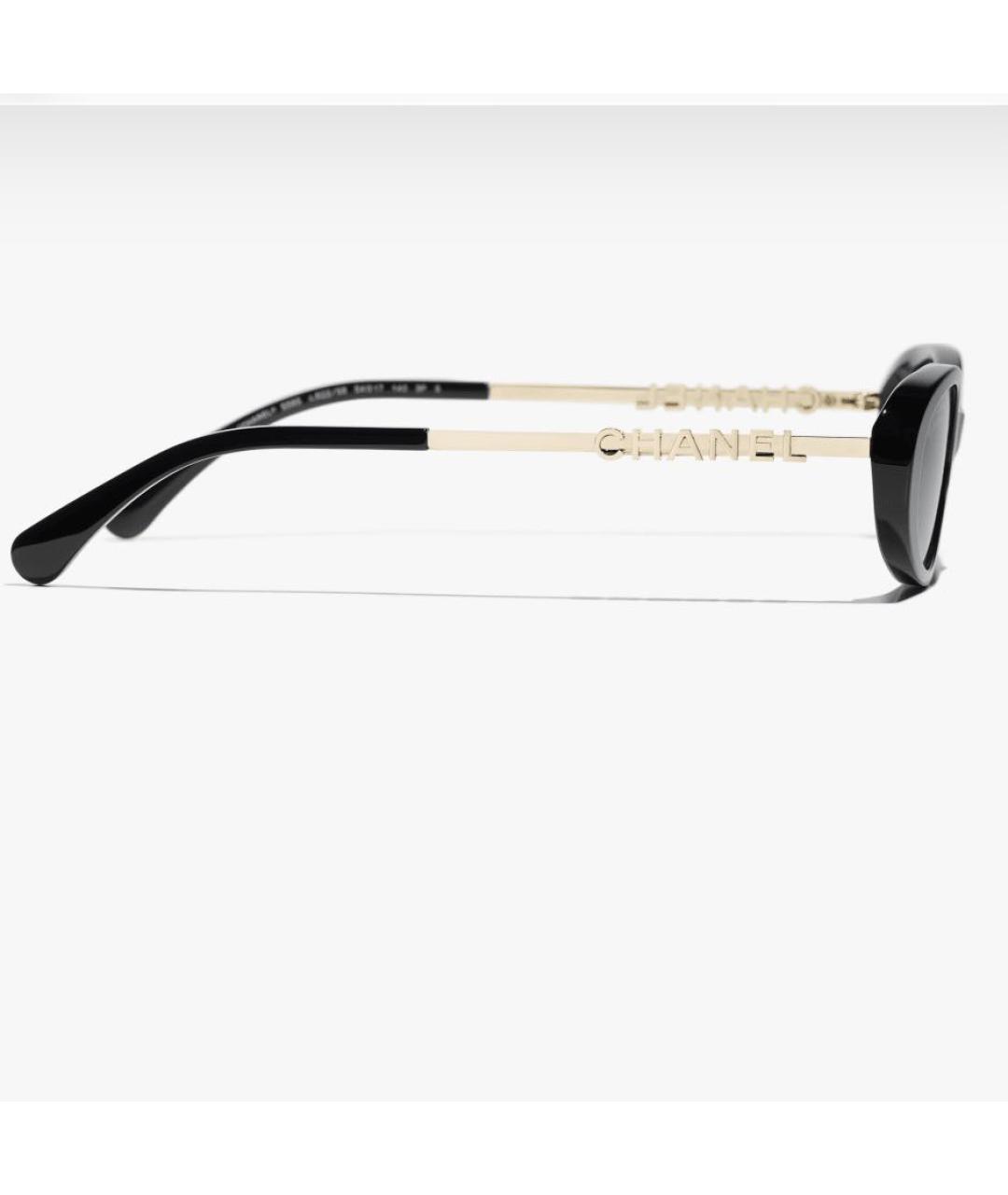 CHANEL Черные солнцезащитные очки, фото 3