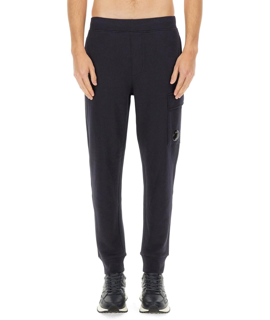 CP COMPANY Синие хлопковые повседневные брюки, фото 1